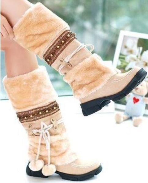 russia winter warm thickened fur over knee high heel boots women shoes fashion botas long woman footwear ah053 size 35-40, Black
russia winter warm thickened fur over knee high heel boots women shoes fashion botas long woman footwear ah053 size 35-40, Black