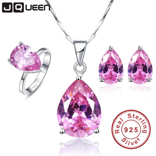 jqueen 925 sterling silver jewelry set mystic z set pink water drop desgin necklace earring ring sets women jewelry, Black
jqueen 925 sterling silver jewelry set mystic z set pink water drop desgin necklace earring ring sets women jewelry, Black