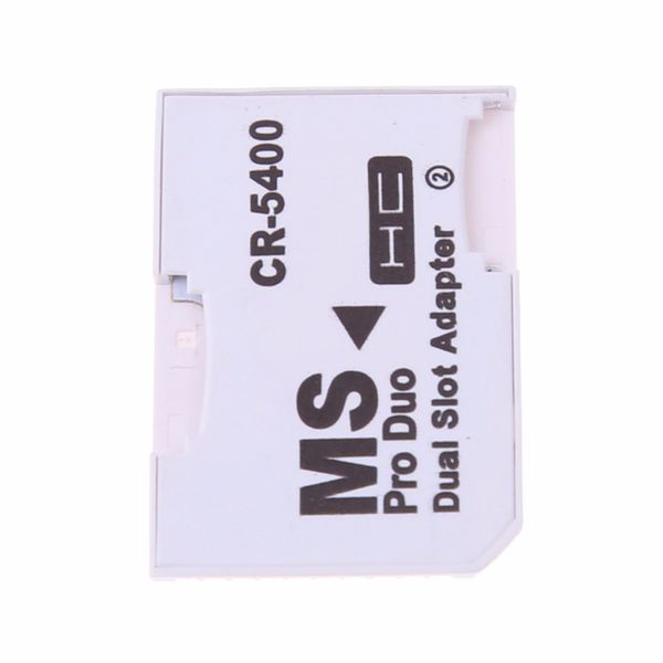 Image of High Quality Dual Micro SD TF to Memory Stick MS Pro Duo Adapter CR-5400 CR5400 For PSP Card Dual 2 Slot Adapter