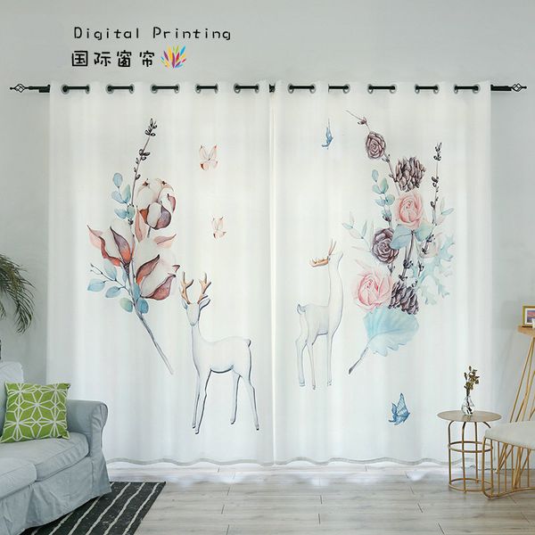 custom made 2x window drapery panel living room curtain window dressing 200 x 260cm flower plant elk deer white
custom made 2x window drapery panel living room curtain window dressing 200 x 260cm flower plant elk deer white
