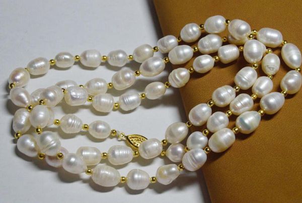 new fine pearls jewelry natural11-15mm white rice south sea pearl necklace 36 inch 14k, Silver
new fine pearls jewelry natural11-15mm white rice south sea pearl necklace 36 inch 14k, Silver