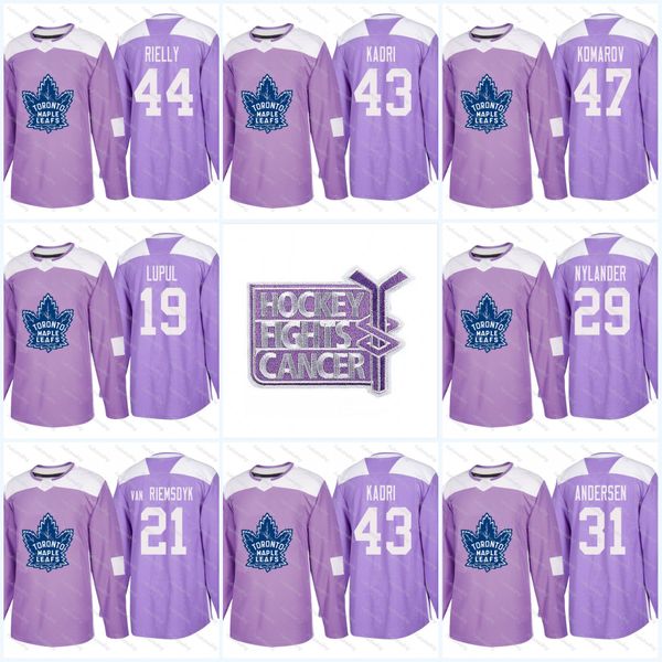 Womens Purple Fights Cancer Practice Toronto Maple Leafs 43 Nazem Kadri 29 William Nylander 28 Connor Brown Hockey Jerseys
Womens Purple Fights Cancer Practice Toronto Maple Leafs 43 Nazem Kadri 29 William Nylander 28 Connor Brown Hockey Jerseys