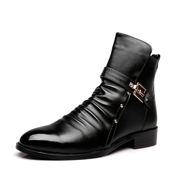 spring autumn men shoes martin boots vintage motorcycle boots microfiber leather zip male ankle boots black
spring autumn men shoes martin boots vintage motorcycle boots microfiber leather zip male ankle boots black