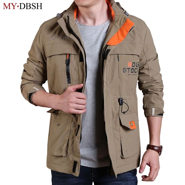2017 new men's waterproof windpoof trench coats fashion detachable hooded jackets men spring autumn trench coat brand clothing, Tan;black
2017 new men's waterproof windpoof trench coats fashion detachable hooded jackets men spring autumn trench coat brand clothing, Tan;black