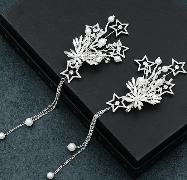 2018 new bride wedding hairpin wedding dress accessories p studio accessories, Silver
2018 new bride wedding hairpin wedding dress accessories p studio accessories, Silver