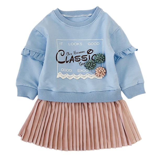 new children girls spring autumn korean version costume kids girls trend school uniform college style dress hooded pleated dress, White
new children girls spring autumn korean version costume kids girls trend school uniform college style dress hooded pleated dress, White
