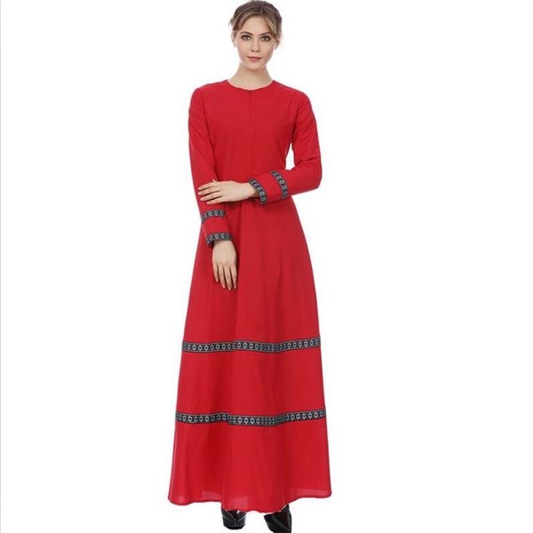 2018 casual vintage maxi dress women muslim striped o neck long dress print long sleeves loose middle east spring sale, White;black
2018 casual vintage maxi dress women muslim striped o neck long dress print long sleeves loose middle east spring sale, White;black