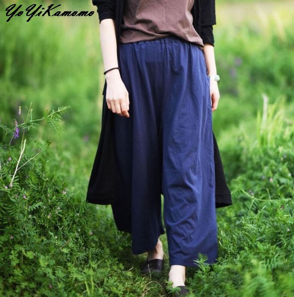 yoyikamomo cotton linen women pants maxi 2018 summer original solid color loose wide leg pants loose casual women trousers, Black;white
yoyikamomo cotton linen women pants maxi 2018 summer original solid color loose wide leg pants loose casual women trousers, Black;white