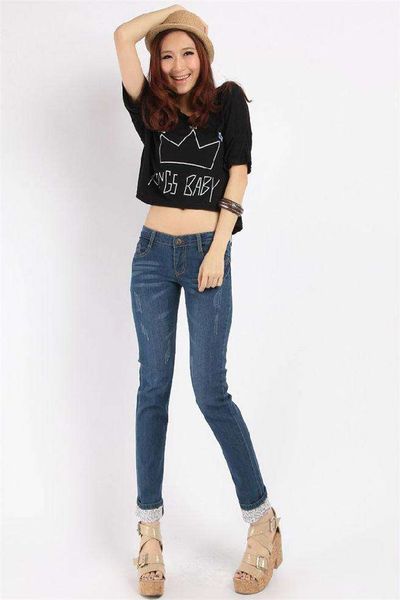 3 jeans for women fall/winter 2018 new style show thin close-fitting elastic comfortable trousers e97-hby0, Blue
3 jeans for women fall/winter 2018 new style show thin close-fitting elastic comfortable trousers e97-hby0, Blue