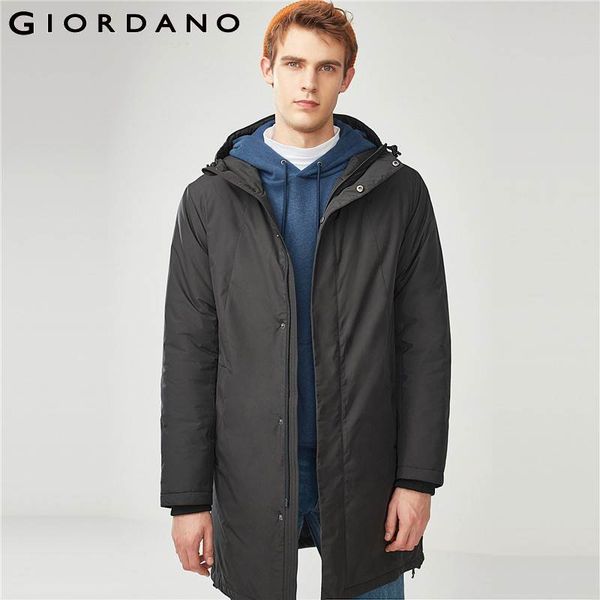 giordano men jacket men solid color hooded long quilted jacket mens simple style adjustable hood zip placket winter, Black
giordano men jacket men solid color hooded long quilted jacket mens simple style adjustable hood zip placket winter, Black