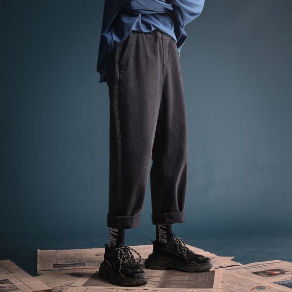 fashion casual men's jeans spring and autumn new s-2xl solid color loose trousers black blue personality youth popular
fashion casual men's jeans spring and autumn new s-2xl solid color loose trousers black blue personality youth popular