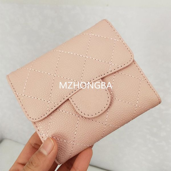 Cla ic caviar leather ha p wallet fa hion thread quare hort tyle women wallet card holder black pink
Cla ic caviar leather ha p wallet fa hion thread quare hort tyle women wallet card holder black pink
