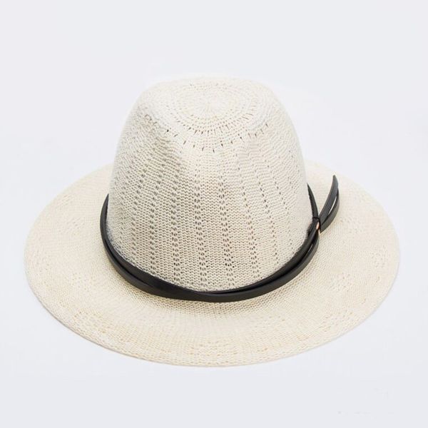 2016 new fashionable women hollow out fedoras double belt decoration linen summer sun hats khaki navy blue black white pink, Blue;gray
2016 new fashionable women hollow out fedoras double belt decoration linen summer sun hats khaki navy blue black white pink, Blue;gray