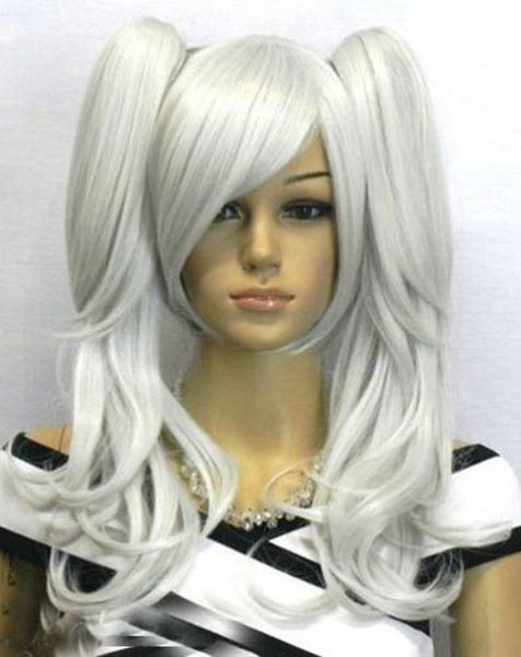 fashion lolita split type cosplay wig girls young girl 2 ponytails + hair, Black;brown
fashion lolita split type cosplay wig girls young girl 2 ponytails + hair, Black;brown