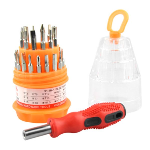 

31-in-1 multifunctional screwdriver tool set with storage box the handle of ergonomic design is easy to operate