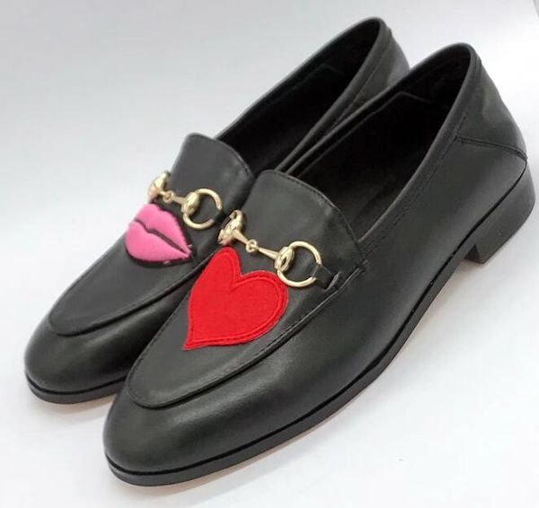 2018 classic black slip on causal shoes calfskin leather embroidery buckle men women loafers trample shoes
2018 classic black slip on causal shoes calfskin leather embroidery buckle men women loafers trample shoes