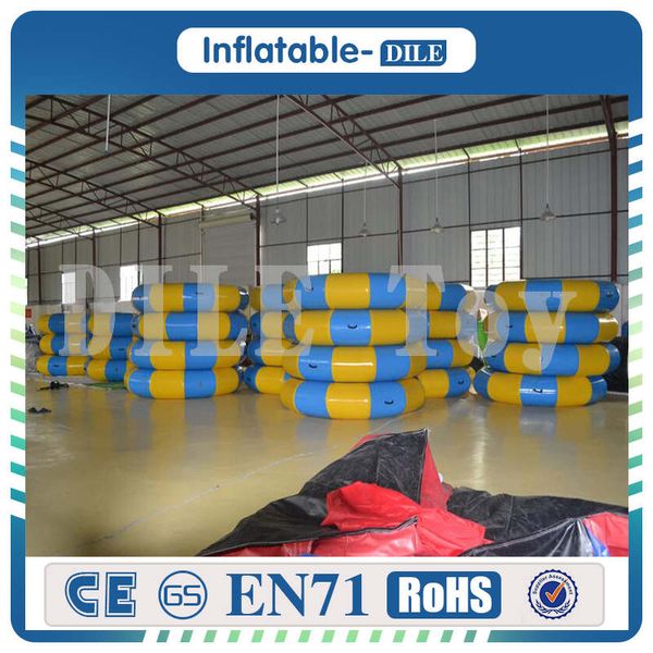 0.9mm Pvc Inflatable Water Trampoline /inflatable Water Toys For Children In The Water And House