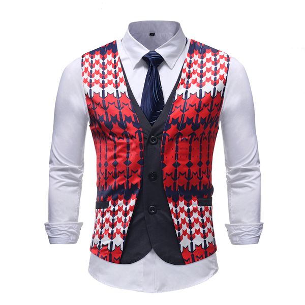 men's hipster fake two pieces suit vest 2018 autumn new slim fit sleeveless waistcoat men wedding party floral dress vests gilet, Black;white
men's hipster fake two pieces suit vest 2018 autumn new slim fit sleeveless waistcoat men wedding party floral dress vests gilet, Black;white