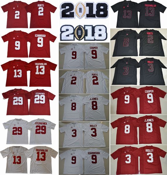2018 alabama crimson tide 13 tua tagovailoa 29 minkah fitzpatrick 9 bo scarbrough 2 jalen hurts ridley amari cooper college football jersey, Black;red
2018 alabama crimson tide 13 tua tagovailoa 29 minkah fitzpatrick 9 bo scarbrough 2 jalen hurts ridley amari cooper college football jersey, Black;red