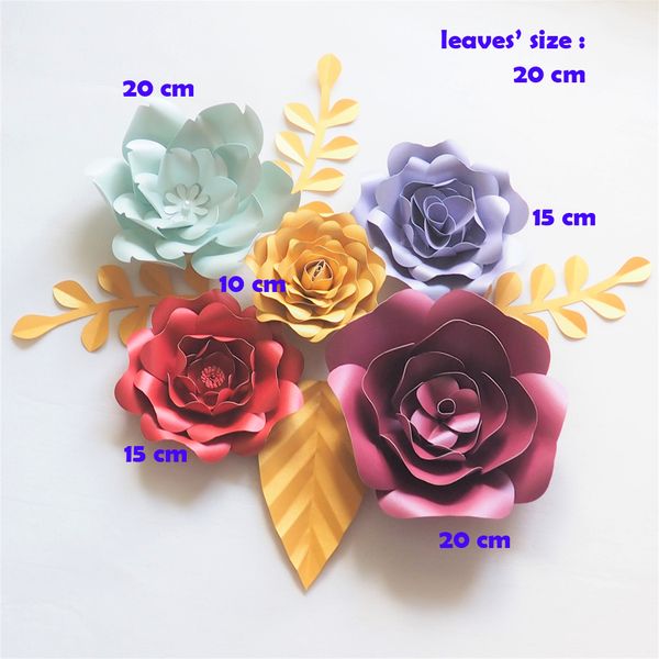 craft supplies artificial flowers paper flower 5pcs+leaves 4pcs wall for wedding & party deco home decoration video diy
craft supplies artificial flowers paper flower 5pcs+leaves 4pcs wall for wedding & party deco home decoration video diy