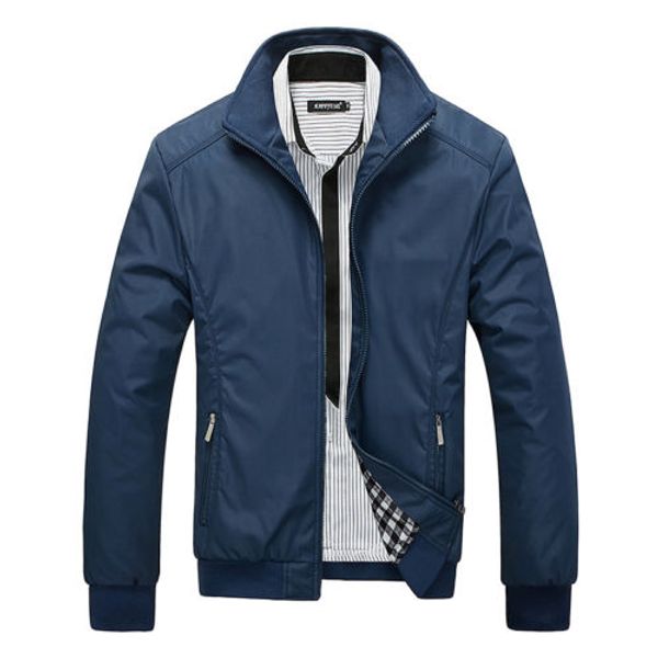 new men jackets and coats autumn winter handsome stand collar pilot zipper jacket fashion casual slim coat male clothing outwear, Black;brown
new men jackets and coats autumn winter handsome stand collar pilot zipper jacket fashion casual slim coat male clothing outwear, Black;brown