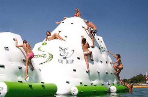 Water Iceberg Inflatable Toy Water Park Water Game Use In Summer ,water Rock Climbing Super Large Toys