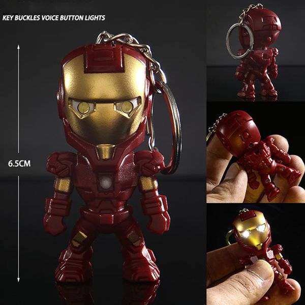 classic iron man pendant keychain the alliance led keychain mini pvc action figure with led light & sound keyring zkam, Silver
classic iron man pendant keychain the alliance led keychain mini pvc action figure with led light & sound keyring zkam, Silver