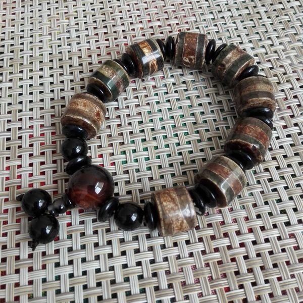 genuine natural jade tibet old beads agate short pile beads hand strings jade seeds beads bracelet, Black
genuine natural jade tibet old beads agate short pile beads hand strings jade seeds beads bracelet, Black
