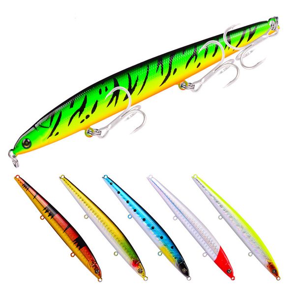 saltwater bass crankbaits fishing lure 21.5g-0.75oz 12.8cm-5" pencil body wobbler lipless swimbaits lures with 3 bkb hooks
saltwater bass crankbaits fishing lure 21.5g-0.75oz 12.8cm-5" pencil body wobbler lipless swimbaits lures with 3 bkb hooks