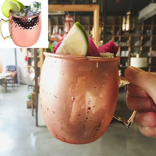 new copper mug stainless steel beer cup moscow mule mug rose gold copper plated drinkware 100pcs/lot t2i142
new copper mug stainless steel beer cup moscow mule mug rose gold copper plated drinkware 100pcs/lot t2i142
