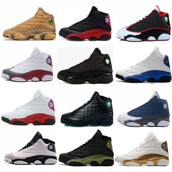 WholeSale High Quality Mens Basketball Shoes 13 13s Womens Bred Black Brown White hologram Flints Grey XIII Sports Sneakers Size 5.5-13
WholeSale High Quality Mens Basketball Shoes 13 13s Womens Bred Black Brown White hologram Flints Grey XIII Sports Sneakers Size 5.5-13