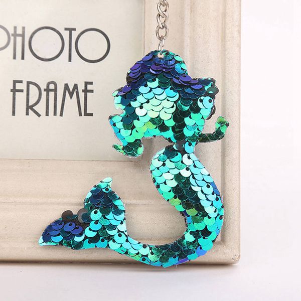 1pcs mermaid women girl shine keyring handbag jewelry key chain sequins fashion keychain pendant gift bag accessories, Silver
1pcs mermaid women girl shine keyring handbag jewelry key chain sequins fashion keychain pendant gift bag accessories, Silver