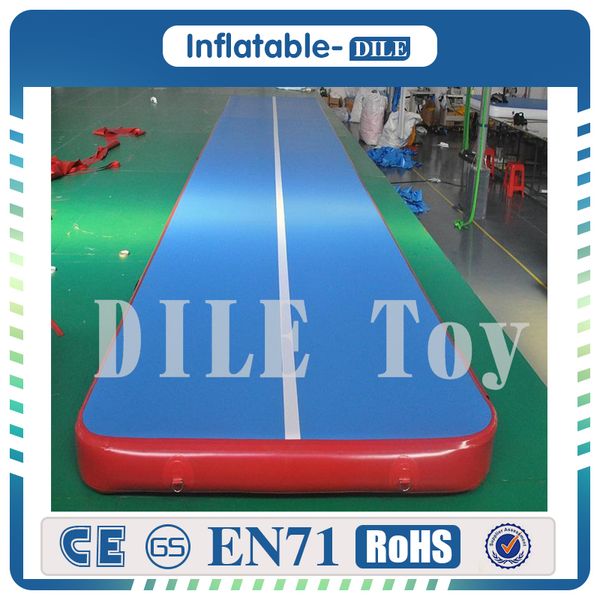 4x1x0.2m Tumble Track Inflatable Air Mattress For Gymnastics Inflatable Gymnastics Mat Inflatable Air Track For Sale