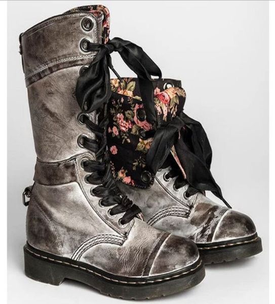 women's england retro high combat cowboy western riding boots size 35-43 women lace up vintage motorcycle boots, Black
women's england retro high combat cowboy western riding boots size 35-43 women lace up vintage motorcycle boots, Black