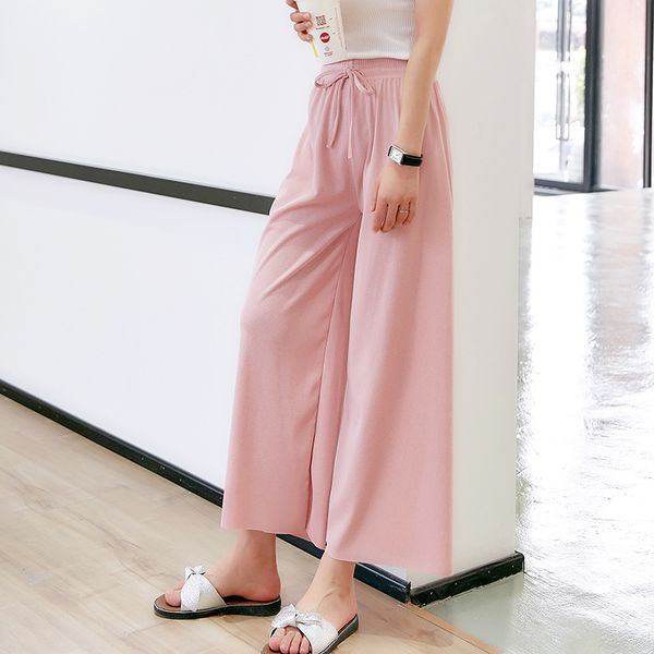 spring summer 2018 women pants bow tie pink khaki leisure wide leg pants fashion sweet loose girl ankle length belt thin, Black;white
spring summer 2018 women pants bow tie pink khaki leisure wide leg pants fashion sweet loose girl ankle length belt thin, Black;white