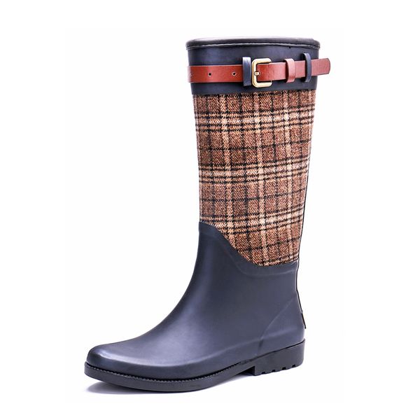 women's fashion design waterproof natural rubber winter rain boots 242-543, Black;red
women's fashion design waterproof natural rubber winter rain boots 242-543, Black;red