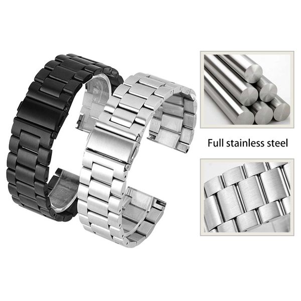 universal full solid stainless steel strap couple watch band suitable for men and women buckle snaps high quality, Black;brown
universal full solid stainless steel strap couple watch band suitable for men and women buckle snaps high quality, Black;brown