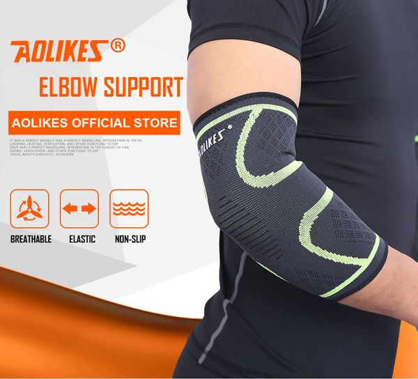 breathable elbow support basketball football sports safety volleyball elbow pad elastic supporter 1pcs, Black;gray
breathable elbow support basketball football sports safety volleyball elbow pad elastic supporter 1pcs, Black;gray