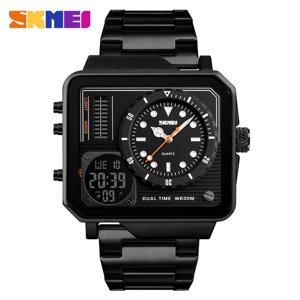 skmei men digital electronic watch stainless steel strap watches day date display personality alarm watchs relogio masculino1392, Slivery;brown
skmei men digital electronic watch stainless steel strap watches day date display personality alarm watchs relogio masculino1392, Slivery;brown