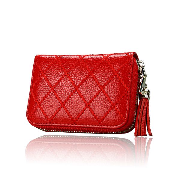 fashion genuine leather bank card holder organ style card case zipper wallet with tassel female money bag coin bag women wallet 1pcs, Red;black
fashion genuine leather bank card holder organ style card case zipper wallet with tassel female money bag coin bag women wallet 1pcs, Red;black