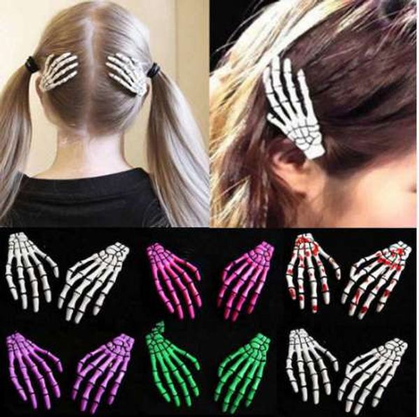 2 pcs/set new skull hand bone hairpin gripper ghost skeleton hair clips hairclips bone claw hair accessories
2 pcs/set new skull hand bone hairpin gripper ghost skeleton hair clips hairclips bone claw hair accessories