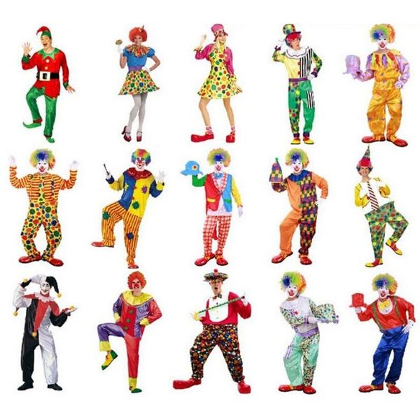 hallowen joker costume cosplay party dress up christmas clown clothes suit costume holiday variety funny clown costumes, Black;red
hallowen joker costume cosplay party dress up christmas clown clothes suit costume holiday variety funny clown costumes, Black;red