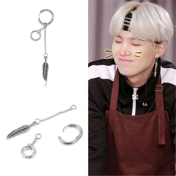 1pc kpop bts suga earrings bangtan boys tassel wing long drop earring korean fashion jewelry bts accessories for mens and womens, Silver
1pc kpop bts suga earrings bangtan boys tassel wing long drop earring korean fashion jewelry bts accessories for mens and womens, Silver
