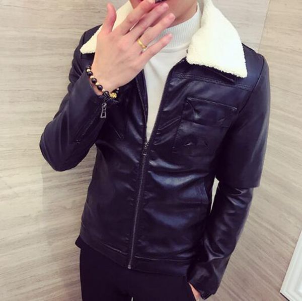 fall and winter fashion european and american new fashion trend korean version of slim men with a pure color fur jacket / m-3xl, Black
fall and winter fashion european and american new fashion trend korean version of slim men with a pure color fur jacket / m-3xl, Black