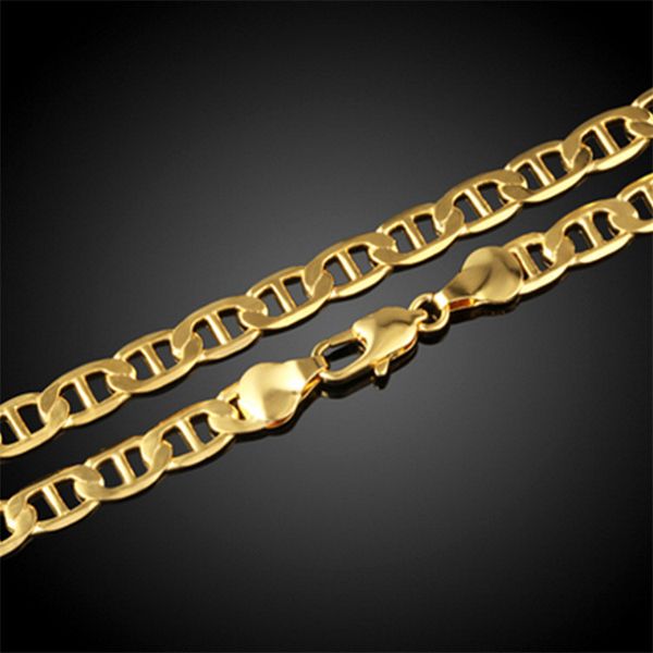 Желтый золотой цвет цепи для мужчин женщин ожерелье ювелирные изделия Оптовая мо
Желтый золотой цвет цепи для мужчин женщин ожерелье ювелирные изделия Оптовая мо