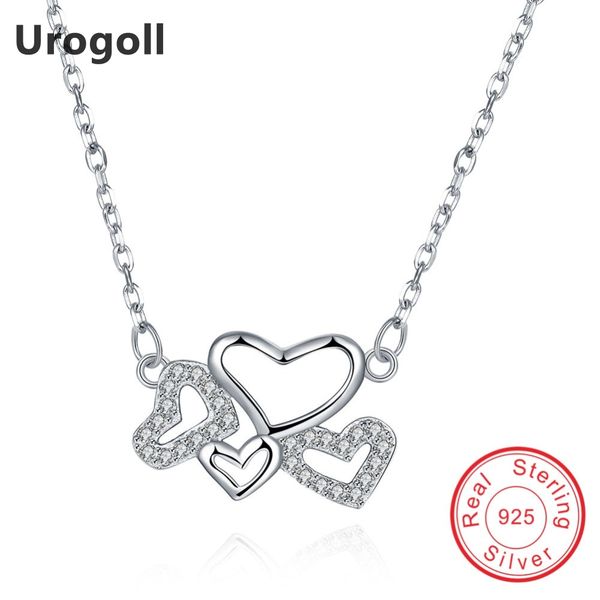 new sterling silver hearts pendant necklaces fine jewelry link chain collares chokers necklaces for women party gift wholesale
new sterling silver hearts pendant necklaces fine jewelry link chain collares chokers necklaces for women party gift wholesale