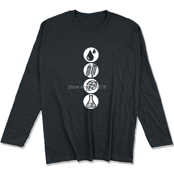 new funny t shirt men cotton craft beer ingredients t-shirt casual long sleeve t shirt hip hop tees harajuku streetwear, White;black
new funny t shirt men cotton craft beer ingredients t-shirt casual long sleeve t shirt hip hop tees harajuku streetwear, White;black