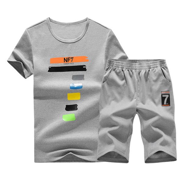 new short-sleeved shorts in spring and summer, 2018, Gray
new short-sleeved shorts in spring and summer, 2018, Gray