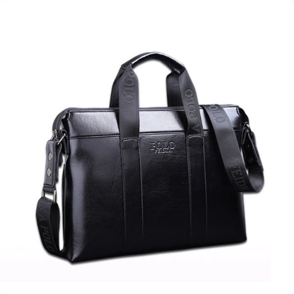 

2018 Famous Brand Designer Briefcase Simple Mens Leather Briefcase Solid Large Business Man Bag Laptop Bag Messenger Bag for Men