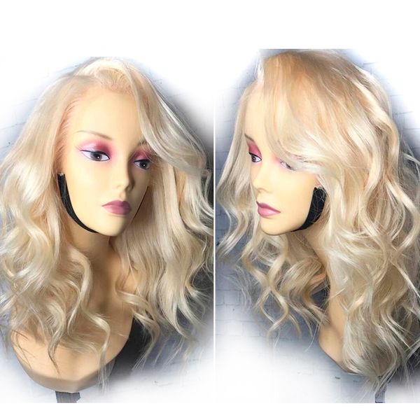 brazilian loose wave pure 613 blonde lace front wigs with baby hair 150% density remy human hair bleached knots side part, Black
brazilian loose wave pure 613 blonde lace front wigs with baby hair 150% density remy human hair bleached knots side part, Black